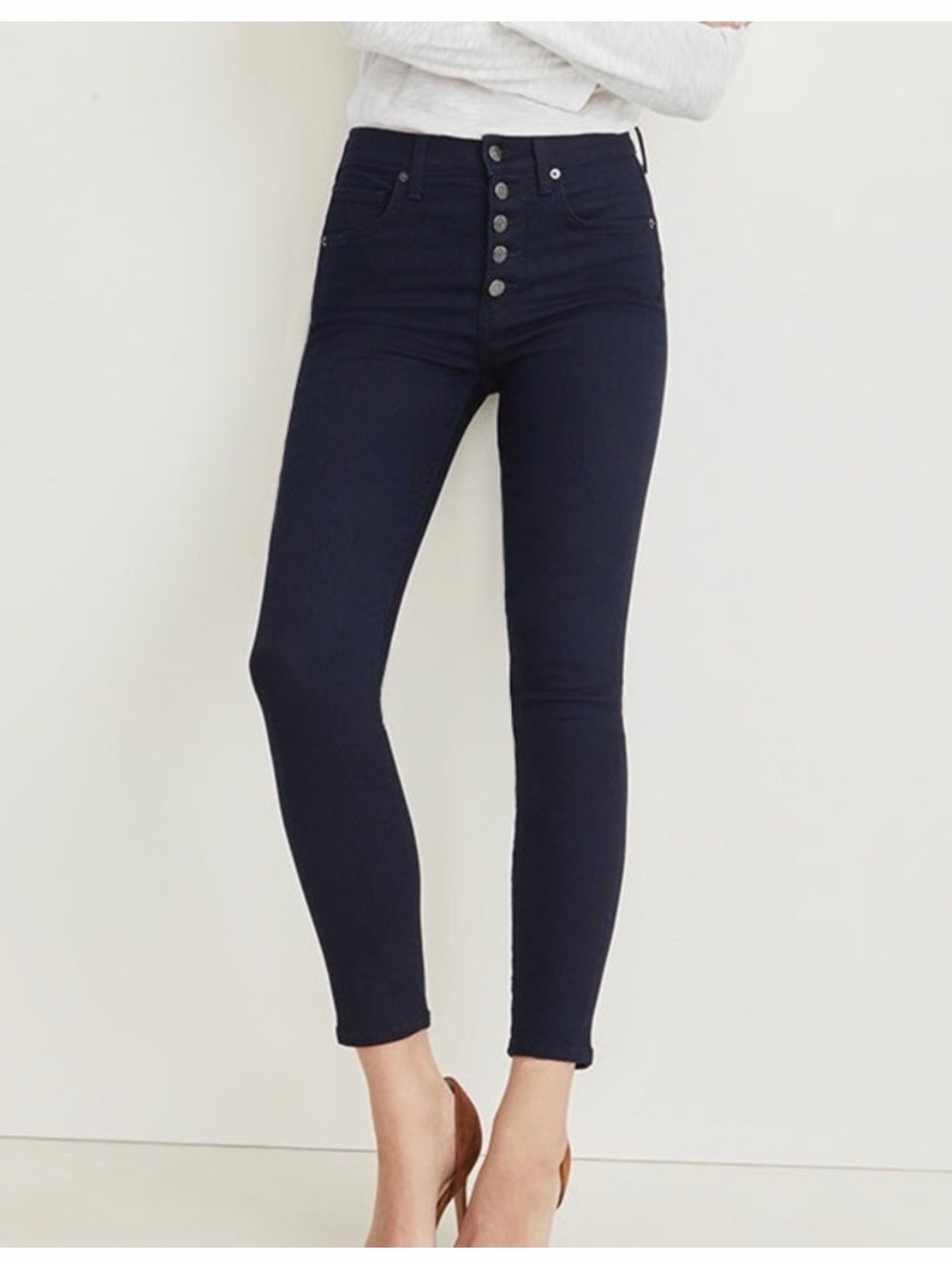 Veronica Beard Debbie High-Rise Skinny Jeans Indigo - Sz 32 - Like New